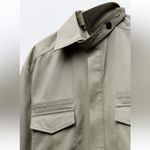 ZARA  Full Length Gabardine Jumpsuit Photo 10