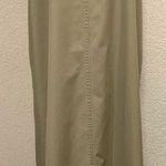 Karen Scott Vintage 90s Olive Green Maxi Overall Dress Photo 0