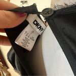 DKNY black satin midi slip sheath dress NEW 2 Photo 4