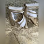 J.Crew DRESSY gold foil pattern  pants 🌟🌟🌟 Photo 14