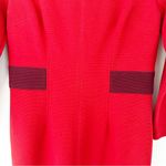 Boden Petite Laura Midi Dress Ottoman Sheath Drummer Red Textured Size 2P Photo 8