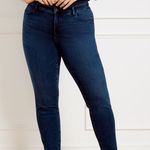 Talbots  Women's Dark‎ Wash Stretchy High Rise Denim Jeggings Jeans Size 8 # Photo 0