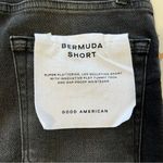 Good American  Good Bermuda Raw Hem Cutoff Denim Shorts Size 2/26 Photo 10