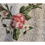 Maggie Barnes Vintage‎ Claudia Barnes Floral V Neck Collared Sweater Size Large Photo 2