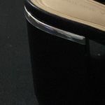 Adrienne Vittadini   Wo size 9.5 Black Textured STRETCH CLOTH Mules silver accent Photo 7