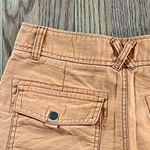 Free People Women's Orange Frayed Edge Shorts 0 Photo 3