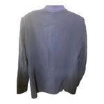 Sandro  Blazer Jacket 4/6 Blue Viscose Business Casual Holiday Office One Button Photo 1