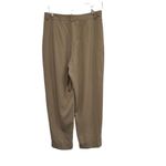 Everlane ‎ Put Together Pleat Canvas Pant Womens 6 Taupe Cuffed Ankle Cropped Photo 2