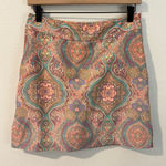 TEHAMA Pink Multicolor Paisley‎ Print Mini A Photo 0
