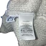 Obey  grey & white v-neck triangle patterned cardigan sweater Small academia #749 Photo 7