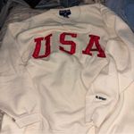 Ralph Lauren  Cream Crewneck with Red USA Letters Photo 0