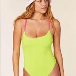 ANDIE  The Fiji One Piece In Neon Lemon Photo 0