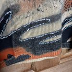 Vertigo Paris women’s Animal Print Sweater with floral Accents size XL Photo 2