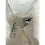 Madewell NWD Asymmetric Button Front Cover Up Linen Blend Long Sleeve Tunic XXS Photo 8