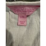 Lilly Pulitzer $198  LUCINDA CAFTAN Resort White Cover Up Embroidery Pink L Xl Photo 4