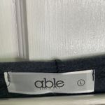 Able Clothing Knit Dress Hoodie Black Long Embroidered Cuffs Button W Photo 3