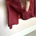 John Mark  Tunic Small V-Neck Embroidered 1/2 Sleeve Popover Oversized Photo 4