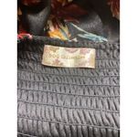 Brand New BOG Collective Women's XS Black Gold Floral Mini Dress Built in Bra Photo 4