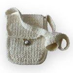 Handmade new Suzanne Original ✽ Hand Crochet Crossbody Messenger Mini Bag ✽ Pearl White ✽ Photo 0