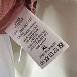 ASTR The Label Cross Back Tank Top XL Zebra Animal Print Pleated Pink Brown NEW Photo 8