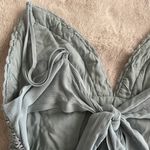 American Threads Blue Flowy Romper Photo 3