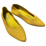 Vivaia Pointed Toe Ballet Flats Ginger Yellow Size 8 Photo 0