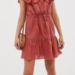 ASOS  Sleeveless Lace Insert Mini Dress With Drawstring Waist Photo 1