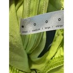 Assembly New York Neon Green Satin Wide Leg Pants Trousers Viscose Rayon Small Photo 5
