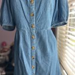 Old Navy Denim Button-Up Mini Dress Photo 1