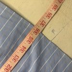 Wrangler  Blue Striped Smocked Peasant Dress Off Shoulder Bell Sleeves Size Large Photo 4