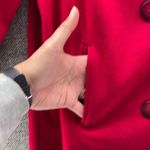 Vintage 60s Forstmann Wool‎ Overcoat Red Large Photo 8