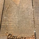 Cool Aquarius Birth Sign Necklace Gold Photo 0