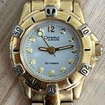Caravelle by Bulova Ladies Watch Gold Tone Bracelet Pearl Dial Luminous Markers Photo 1