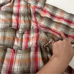 G.H. Bass plaid button down shirt sz XXL Red Photo 5