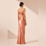 Shona joy  La‎ Lune Asymmetrical Gathered Maxi Dress in Antique Rose NWT! Photo 1