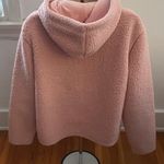 FILA Josephine Pink Sherpa Logo Hoodie Cropped Jacket, size M Photo 8