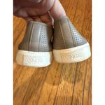 Vince  Shoes Womens Size 9.5 Gray Perforated Slip On Leather Stylish Casual Flats Photo 4
