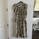 Tuckernuck HYACINTH HOUSE  Olive Floral Renee Ruffle Midi Dress Size XS Photo 4