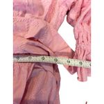 Maje  Rybiza Ruffled Pink Embroidered Boho Romantic Dress Women's Size SMALL Photo 5