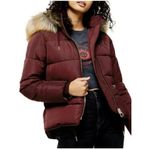 Topshop Jack Faux Fur Trim Puffer Jacket
-NWT Photo 1