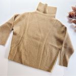 J.Crew  Women’s Cashmere Relaxed Turtleneck Sweater in Stripe Photo 2