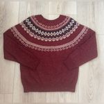 Weatherproof  VINTAGE Women's Red Patterned Sweater 🧣 Photo 7