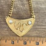 Taylor Swift Snake Pendant Necklace LARGE Gold Tone Year of The Snake Reputation Photo 3
