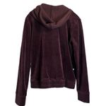 Ann Taylor Loft purple velour hoodie Size Medium Photo 1