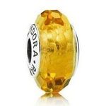 Pandora Gold Murano Charm Photo 0