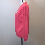 Hanes vintage pink embroidered sheep heart pullover sweatshirt Photo 5