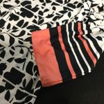 Emma & Me Floral‎ Print Midi Dress Black White Coral 3/4 Sleeve M Size M Photo 4