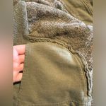 Free People EUC Olive Green Clementine Lace Inset Hoodie Size XS Photo 5