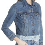 Veronica Beard  Jeans double wash cut denim jacket Photo 0