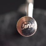 Unique Vintage Coro Stamped Vintage Silver tone Screw Back Dangle 1950's Earrings Photo 2